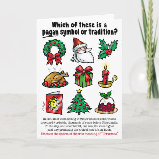 Tarjeta Festiva NAVIDADES de PAGAN