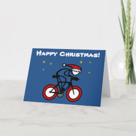 Tarjeta Festiva Navidades De Palo Con Deporte Personalizar De Cicl