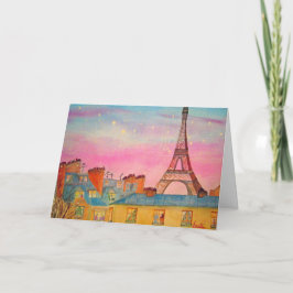 Tarjeta Festiva Navidades de París