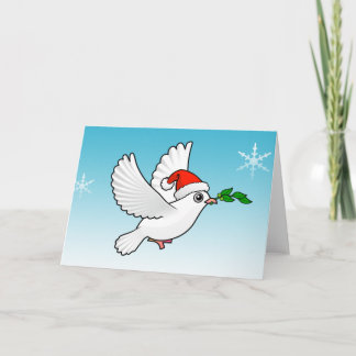 Tarjeta Festiva Navidades de Peace Dove