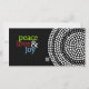 Tarjeta Festiva Navidades de Peace Love Joy 2 Collage de fotos (Reverso)