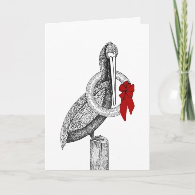 Tarjeta Festiva Navidades de Pelican (Anverso)