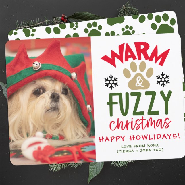 Tarjeta Festiva Navidades de perro Foto Personalizado imagen perso (Subido por el creador)