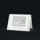 Tarjeta Festiva Navidades de personalizable/Foto de Hanukkah - Per<br><div class="desc">Tarjeta de navidades de personalizable a la que puedes añadir tu propia foto. También puede agregar su propio texto.</div>