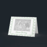 Tarjeta Festiva Navidades de personalizable/Foto de Hanukkah - Per<br><div class="desc">Tarjeta de navidades de personalizable a la que puedes añadir tu propia foto. También puede agregar su propio texto.</div>