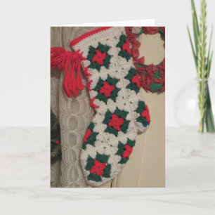 Tarjeta Festiva Navidades de pie