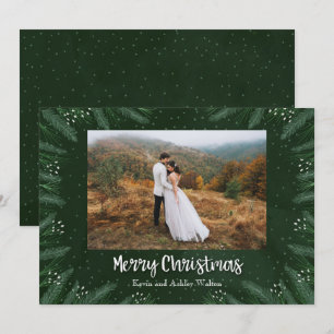 Tarjeta Festiva Navidades de Pines Foto
