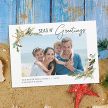 Navidades de playa Starfish Seas N Greetings Foto
