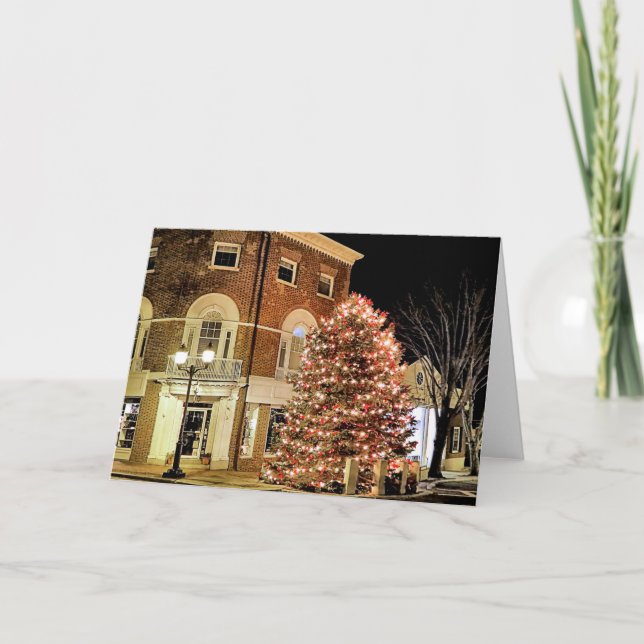 Tarjeta Festiva Navidades de Plymouth, MAMÁES (Anverso)