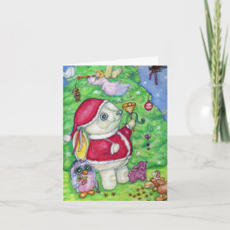 Tarjeta Festiva Navidades de Pookie