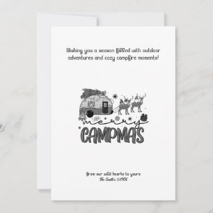 Tarjeta Festiva Navidades de raperos de campanario al aire libre n