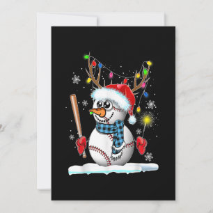 Tarjeta Festiva Navidades de renos de bola de nieve iluminan Fu