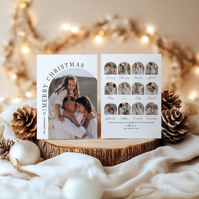 Tarjeta Festiva Navidades de reseñas de 12 años de arte moderno (Subido por el creador)