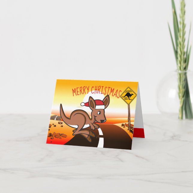 Tarjeta Festiva Navidades de salida (Anverso)