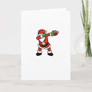 Tarjeta Festiva Navidades de Santa Claus atacando