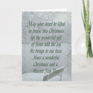 Tarjeta Festiva Navidades de Scenic Lake