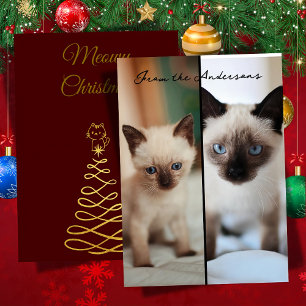 Tarjeta Festiva Navidades de Siam