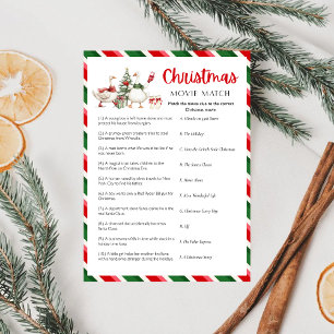 Tarjeta Festiva Navidades de Silly Goosemas en coincidencia con tr