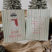 Navidades de Snowman de mano extraña no foto