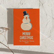 Navidades de Snowman ilustrados de época no fotogr