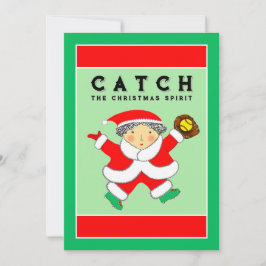 Tarjeta Festiva Navidades de Softbol