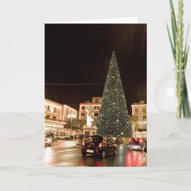 Tarjeta Festiva Navidades de Sorrento (Anverso)