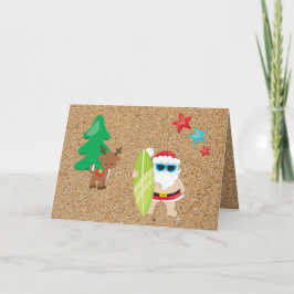 Tarjeta Festiva Navidades de Summer Santa