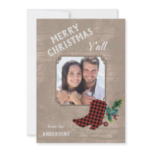 Navidades de temas occidentales de madera y botas