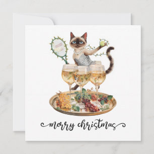 Tarjeta Festiva Navidades de tenis temáticos para los amantes del