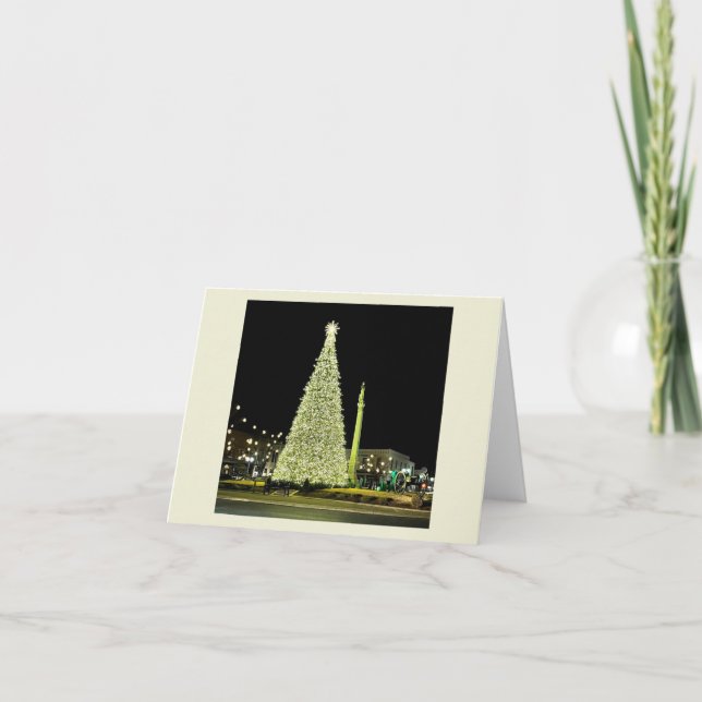 Tarjeta Festiva Navidades de Tennessee (Anverso)