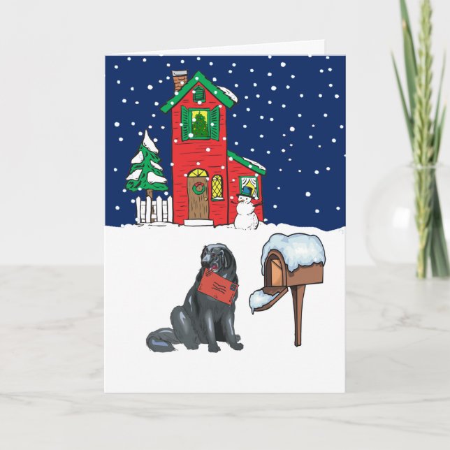 Tarjeta Festiva Navidades de Terranova (Anverso)