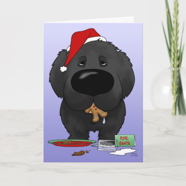 Tarjeta Festiva Navidades de Terranova (Anverso)