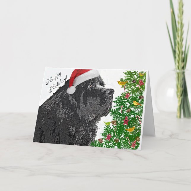 Tarjeta Festiva Navidades de Terranova (Anverso)