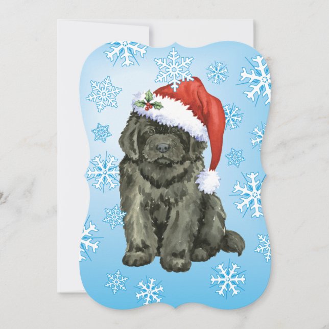 Tarjeta Festiva Navidades de Terranova (Anverso)