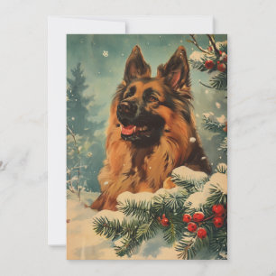 Tarjeta Festiva Navidades de Tervuren de Bélgica