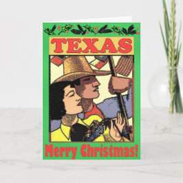 Tarjeta Festiva Navidades de Texas
