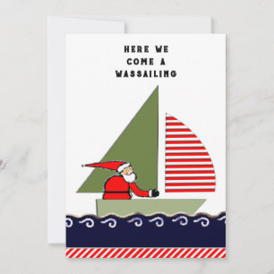 Tarjeta Festiva Navidades de vela