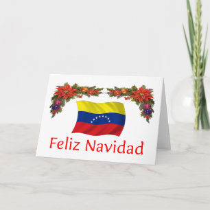 Tarjeta Festiva Navidades de Venezuela