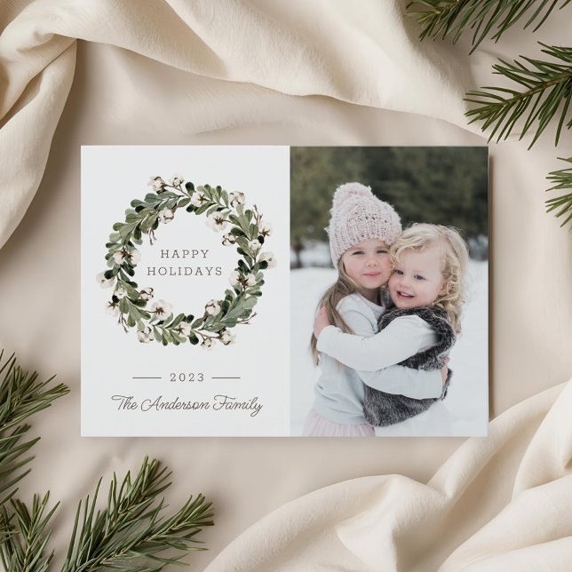 Tarjeta Festiva Navidades de verificación de búfalo Foto de la fam (Subido por el creador)