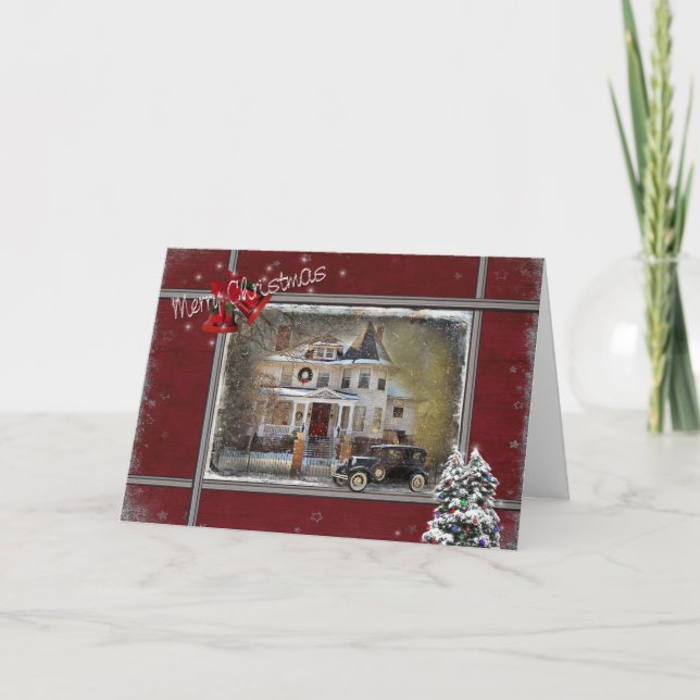 Tarjeta Festiva Navidades de Victoria (Anverso)