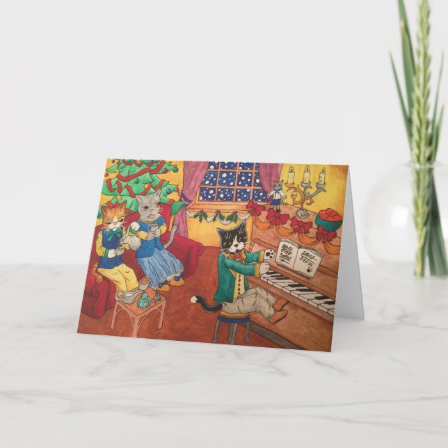 Tarjeta Festiva Navidades de Victoria (Anverso)