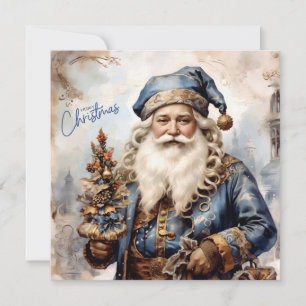 Tarjeta Festiva Navidades de Victoria Santa Claus