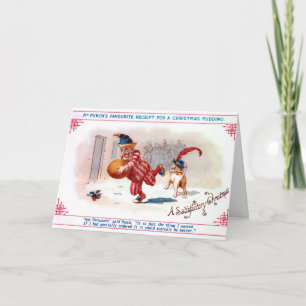 Tarjeta Festiva Navidades de Vintage Punch