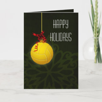 Tarjeta Festiva navidades de voleibol