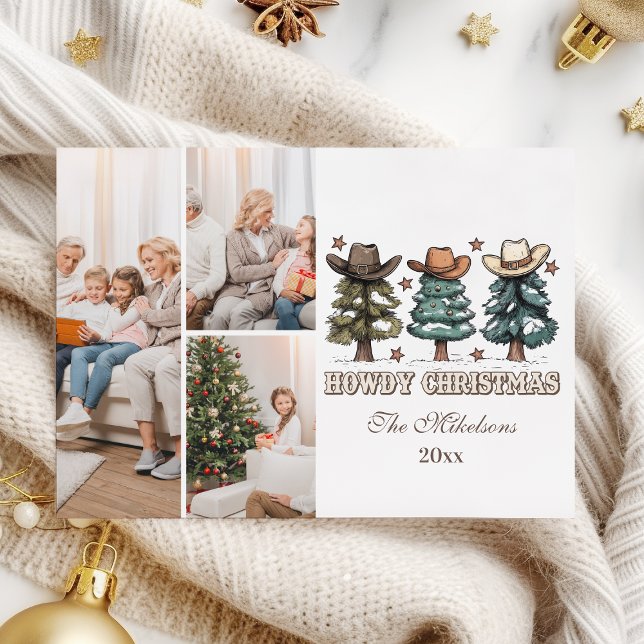 Tarjeta Festiva Navidades de Western Howdy 3 foto (Subido por el creador)