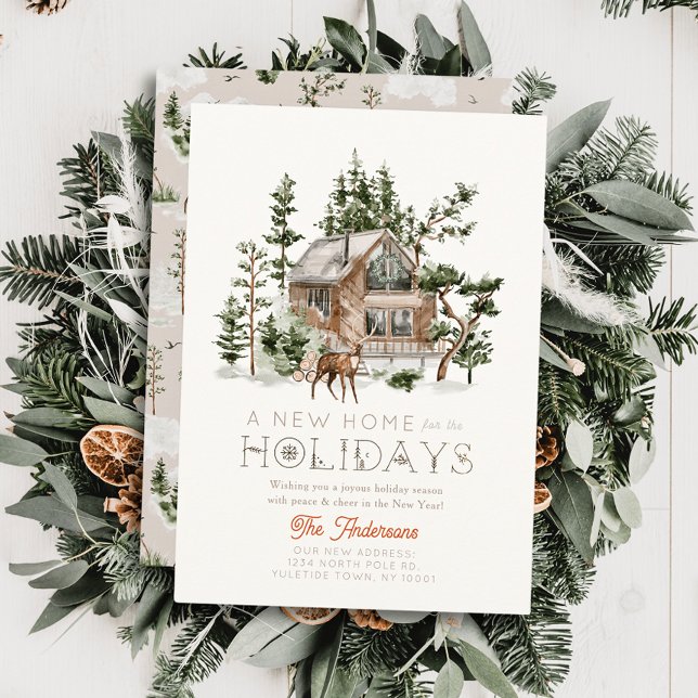 Tarjeta Festiva Navidades de Winterscape en la Casa de Campo (Subido por el creador)