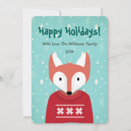 Tarjeta Festiva Navidades de Woodland