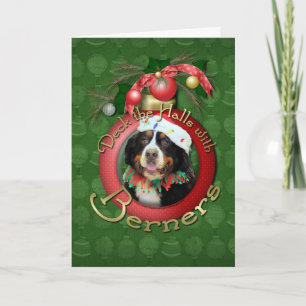 Tarjeta Festiva Navidades - Deck the Halls - Berners