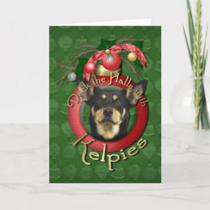 Tarjeta Festiva Navidades - Deck the Halls - Kelpies