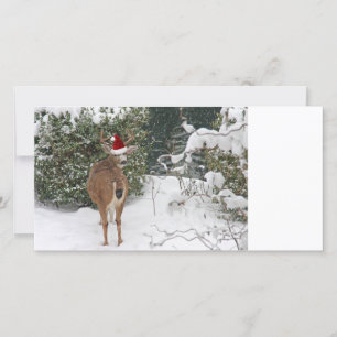 Tarjeta Festiva Navidades Deer